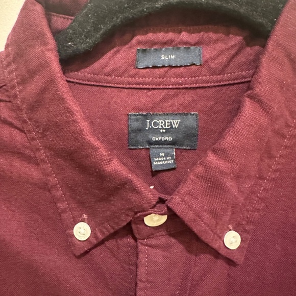 J. Crew Burgundy Button-Down Shirt - Picture 4 of 4